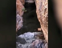 La energía sísmica recorrió dos 400 kilómetros a través de la corteza terrestre hasta llegar a esta caverna de piedra caliza. ESPECIAL