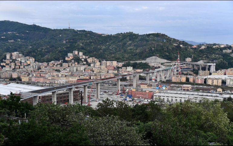 La capital de Génova fue la primera en registrar movimientos telúricos. EFE/L. Zennar