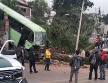 El accidente con decenas de lesionados ocurrió esta mañana en la carretera México-Cuernavaca. ESPECIAL