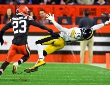 Hasta este momento del año, Pickens solo había logrado dos recepciones y esta es sin duda la mejor que pudo haber hecho. AP/D. RICHARD