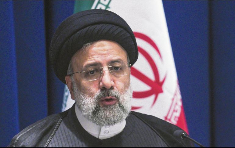 Ebrahim Raisi, presidente de Irán, indicó que seguirá la mano dura contra los manifestantes. AP