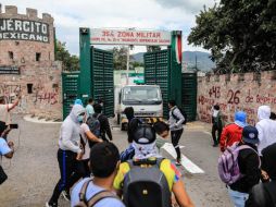 El Presidente López Obrador señaló no estar de acuerdo en las protestas violentas por el Caso Ayotzinapa. EFE/ D. Guzmán