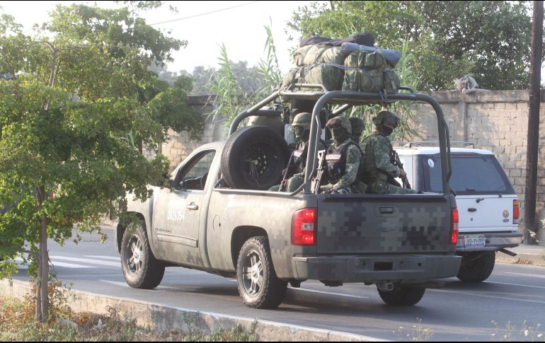 La Secretaría de la Defensa Nacional (Sedena) informa el arribo de 200 elementos procedentes de Saltillo, Coahuila. EL INFORMADOR / ARCHIVO