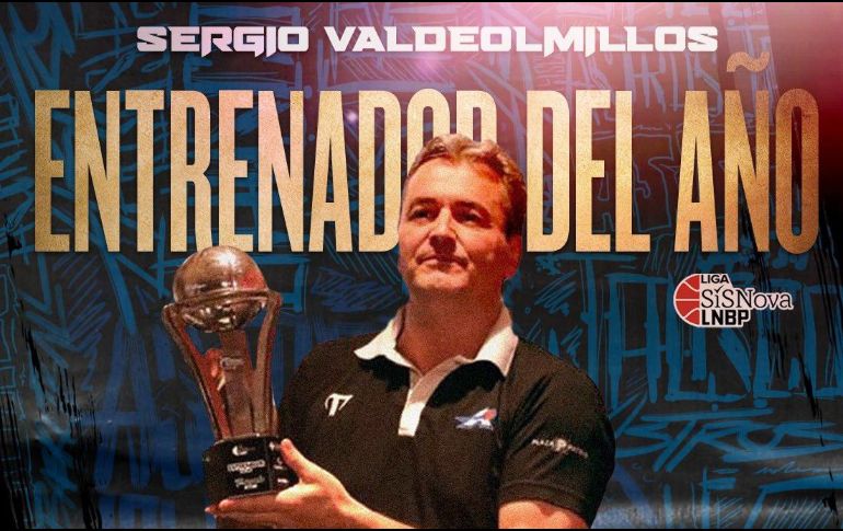 El coach Sergio Valdeolmillos ha sido nombrado como el mejor entrenador de la temporada. TWITTER/@AstrosJalisco