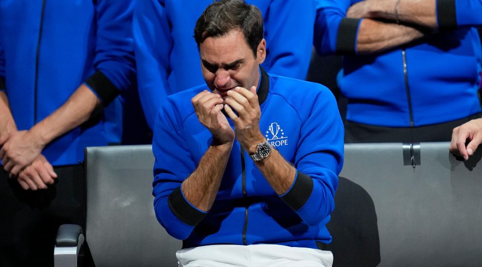 Federer deja las canchas con un palmarés de 103 trofeos individuales, 310 semanas como el número uno del ranking de la ATP, una Copa Davis y medallas olímpicas.