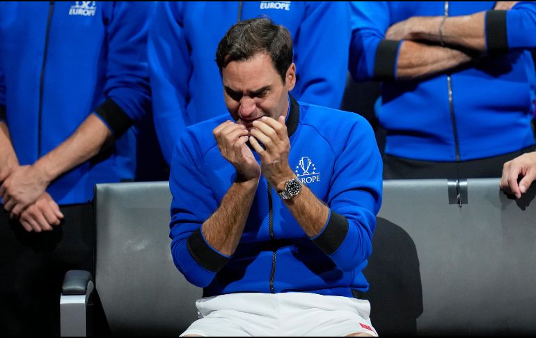 Federer deja las canchas con un palmarés de 103 trofeos individuales, 310 semanas como el número uno del ranking de la ATP, una Copa Davis y medallas olímpicas.