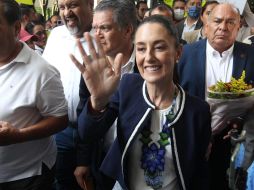 La morenista era la única aspirante a la candidatura presidencial que no había visitado Jalisco. EL INFORMADOR / A. Camacho