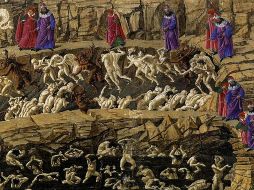 «Hijo, recuerda que en tu vida recibiste bienes y Lázaro, en cambio, males. Por eso él goza ahora de consuelo, mientras que tú sufres tormentos». WIKIPEDIA/«Dante y Virgilio visitan las dos primeras regiones del infierno», de Sandro Botticelli