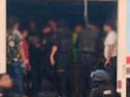 Los 83 migrantes quedaron bajo resguardo de las autoridades migratorias. TWITTER / @FuerzaCivil_NL