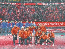 Es la primera vez en cinco ediciones de la Copa Laver que el equipo del Resto del Mundo se queda con el título. EFE