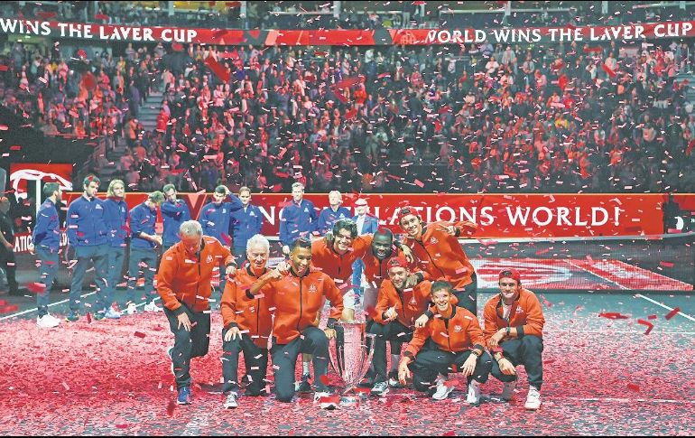 Es la primera vez en cinco ediciones de la Copa Laver que el equipo del Resto del Mundo se queda con el título. EFE