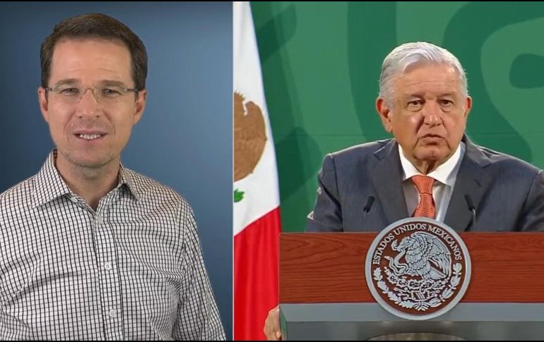 Ricardo Anaya acusó a López Obrador y a los morenistas de armar una campaña encabezada por Mario Delgado y Salgado Macedonio para desaparecer al INE. TWITTER/ @RicardoAnayaC