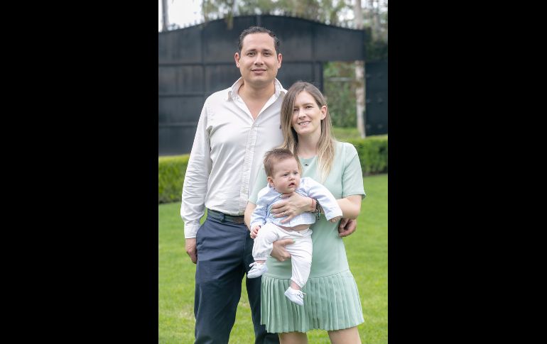 Israel Palafox, Lucas Palafox y Marisa Rodríguez. GENTE BIEN JALISCO/Jorge Soltero