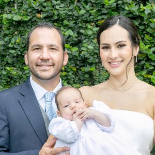 Jaime Ruiz Velasco celebra su bautizo