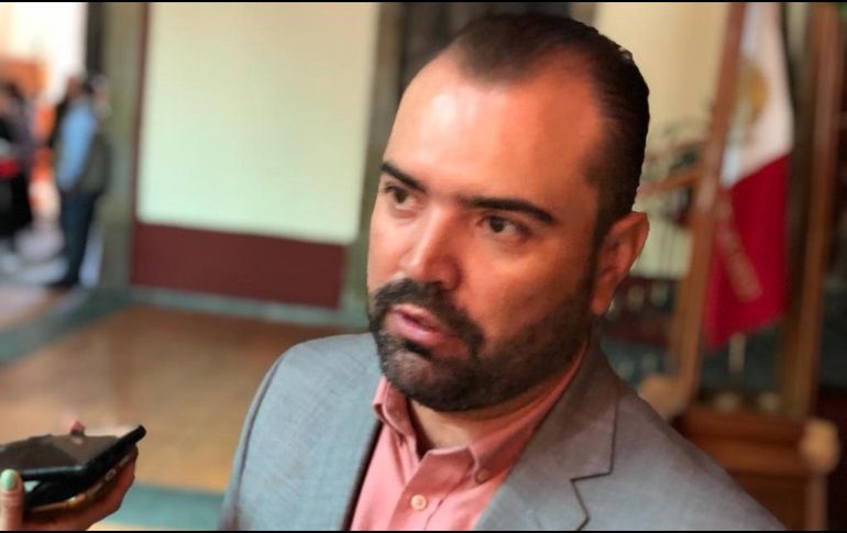 Gerardo Quirino Velázquez Chávez, coordinador de la fracción de Movimiento Ciudadano. EL INFORMADOR/R. Rivas