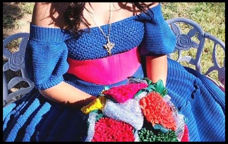 Noemí espera que el vestido se vuelva una nueva tradición en su familia y que pueda pasar de generación en generación. INSTAGRAM/@noemi_m.142