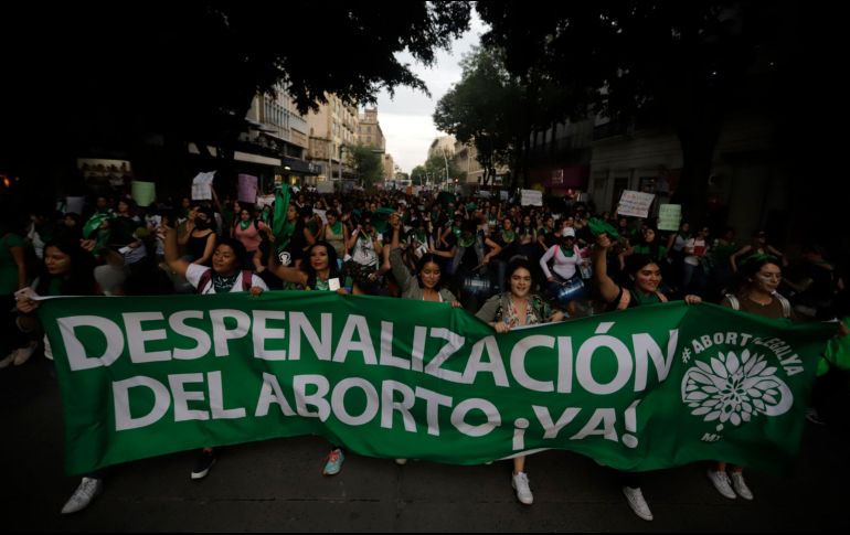 Las iniciativas sobre la interrupción legal del embarazo se presentaron desde noviembre del 2021. EL INFORMADOR/ARCHIVO