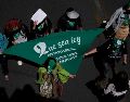 El pañuelo verde se asocia hoy a la consigna: "Por un aborto legal, seguro y gratuito". AP/J. Karita