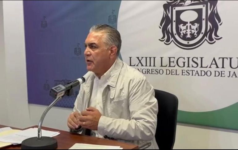 Hugo Contreras Zepeda, coordinador del PRI en el Congreso de Jalisco. ESPECIAL