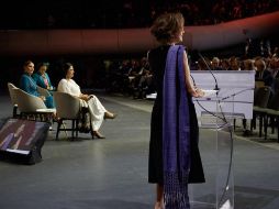 En representación del presidente del país, Beatriz Gutiérrez Müller asistió a la conferencia. ESPECIAL