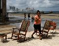 Cuba tiene problemas en el suministro de energía eléctrica tras el paso del huracán "Ian". AFP / Y. Lage