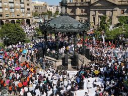 También dijeron que es necesario que se llame a una comparecencia pública a las autoridades responsables del caso por la desaparición de Miguel. EL INFORMADOR / A. Navarro