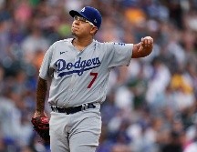 Urías lanzó contra los Padres durante un lapso de seis entradas completas en las que no permitió carrera y ponchó a cinco bateadores. AP / ARCHIVO