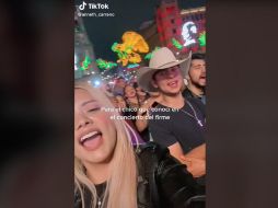 Mediante TikTok, la joven logró encontrar a su enamorado que conoció en el concierto de Grupo Firme. ESPECIAL