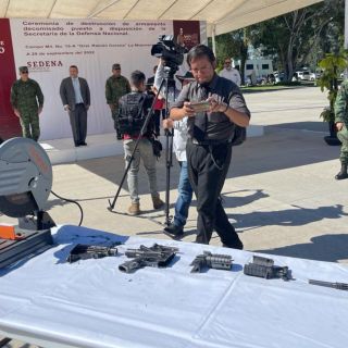 Destruye la Sedena mil 823 armas en cuartel de Jalisco