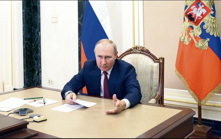 Vladimir Putin firmará hoy la anexión de los territorios prorrusos que estaban en disputa con Ucrania. EFE