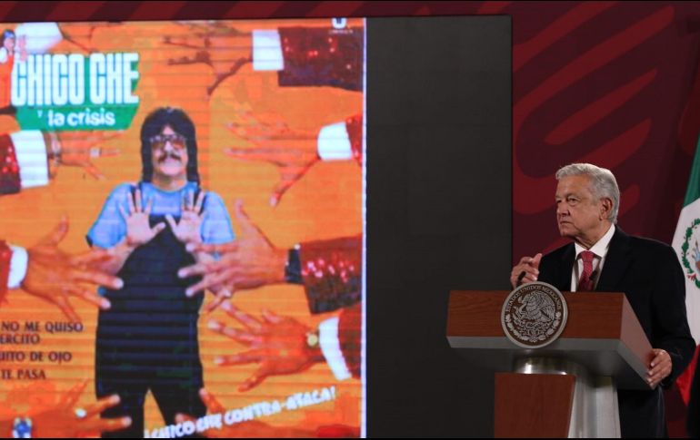 López Obrador admite que tiene varios padecimientos, todos lo que se mencionaron en la información que reveló anoche el periodista Carlos Loret de Mora, como tiroides, hipertensión y gota. SUN / C. Mejía