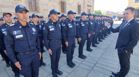 Celebran aniversario de la Policía tapatía con propuesta de aumento y galardones