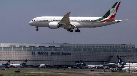 El Boeing 787-8 Dreamliner despegó a las 10:32 de la mañana del Aeropuerto Internacional de la Ciudad de México. SUN/ARCHIVO
