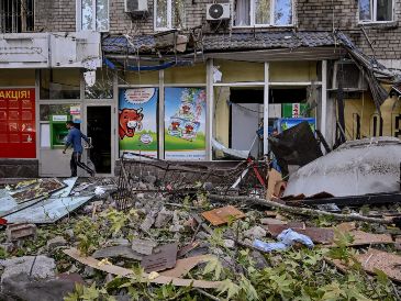 Imagen de una ciudad ucraniana destrozada tras los ataques del ejército ruso. AFP / G. Savilov