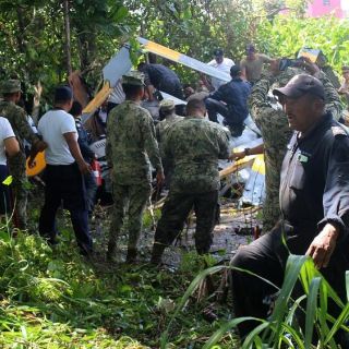 López Obrador lamenta desplome de helicóptero de la Marina en Tabasco