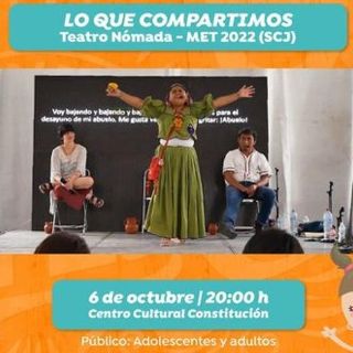 "Lo que compartimos" se presentará en el Centro Cultural Constitución este jueves próximo