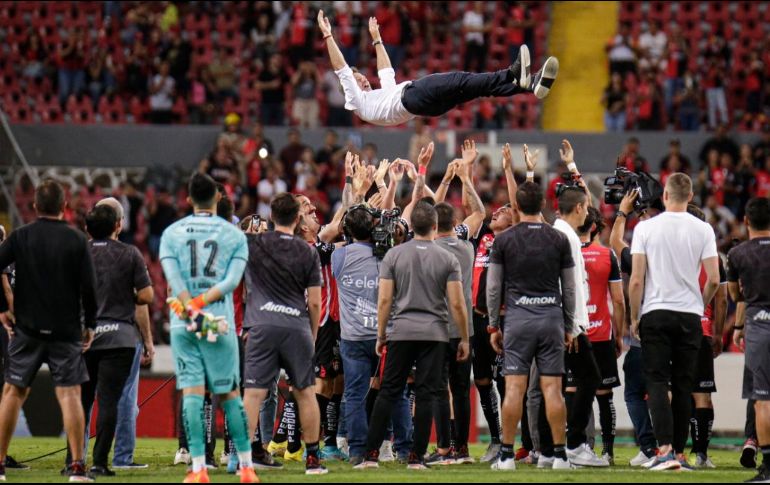 Diego Martín enfatizó que el término “a lo Atlas” no existe más, lo cambió por títulos y demasiadas alegrías para una afición que se había acostumbrado a las penas y fracasos. EL INFORMADOR / C. Zepeda