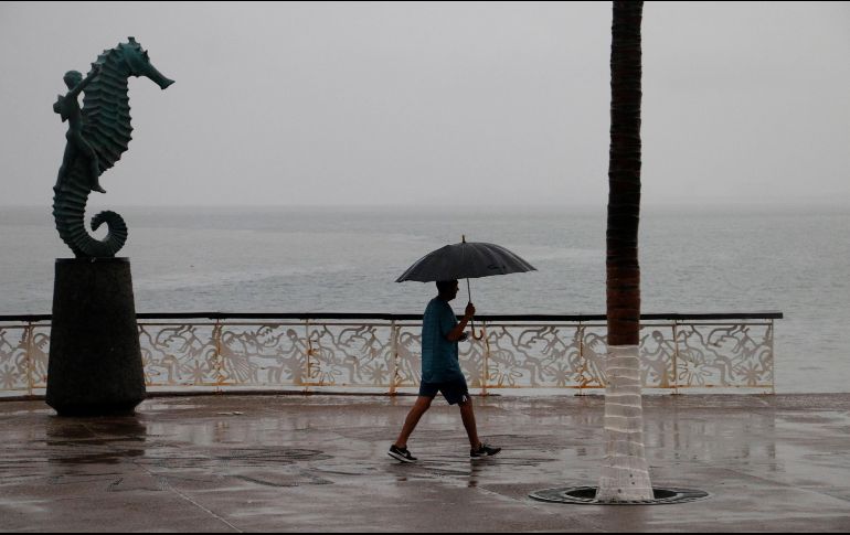 Las bandas nubosas del huracán 