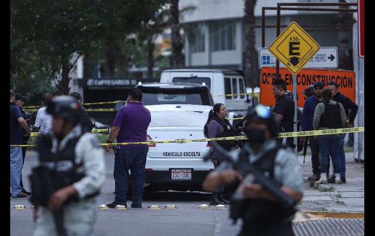 En el sitio se encuentran especialistas realizando la investigación tras los hechos. EL INFORMADOR/ C. ZEPEDA