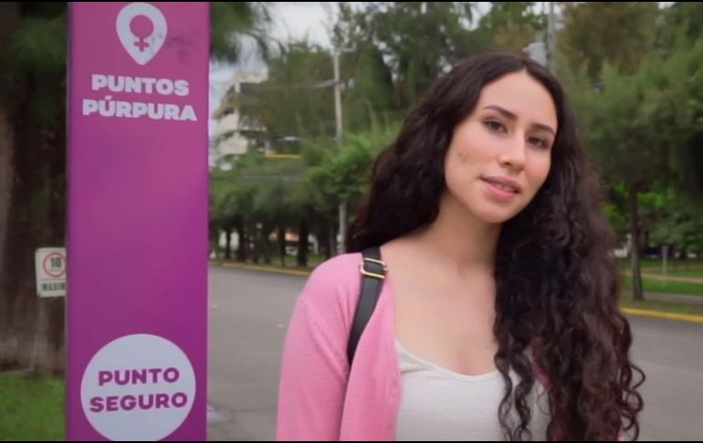 Con la implementación de los Puntos Púrpura las mujeres podrán acercarse a espacios identificados en los que podrán salvaguardar su integridad bajo protocolos de seguridad establecidos. YOUTUBE/ Gobierno de Jalisco