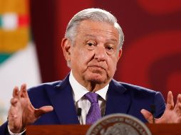 López Obrador destacó que tiene la fortaleza, las convicciones y el amor al pueblo para concluir su tarea y sentar bases de la transformación de México. EFE / I. Esquivel