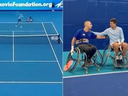 Algunos usuarios compararon al tenista con Diego Maradona, pues en alguna ocasión el futbolista realizó una acción similar contra un niño. ESPECIAL