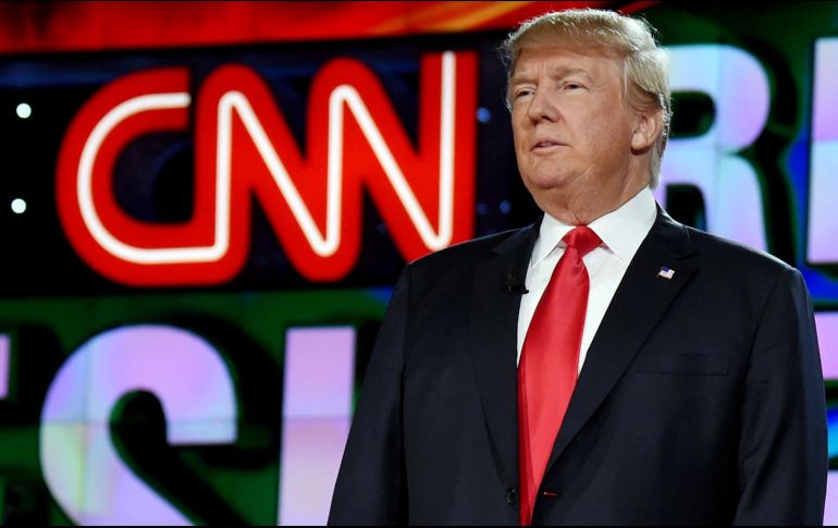 Durante todo su mandato, Donald Trump tuvo una pésima relación con grandes medios estadounidenses como CNN y The New York Times. AFP/ARCHIVO