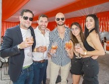 Erick Castillo, Erik Michel, Jorge Serrano, Daniela Lozano y Daniela Franco. GENTE BIEN JALISCO/Antonio Martínez