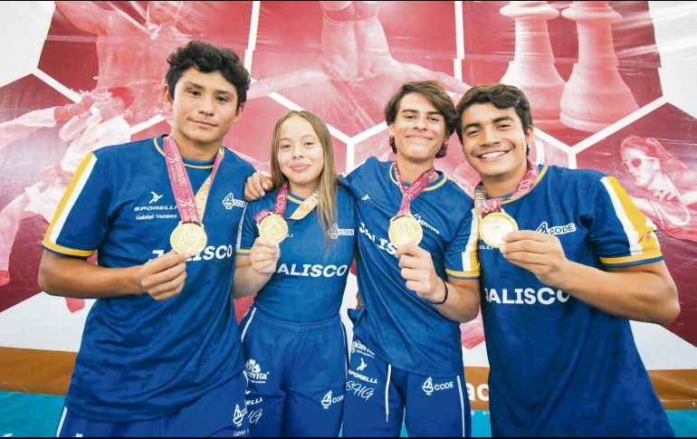 Con un nuevo formato de competencia,  al desaparecer la Olimpiada Nacional y surgir los Juegos Nacionales, Jalisco sigue siendo la Entidad a vencer en México. ESPECIAL/CODE Jalisco
