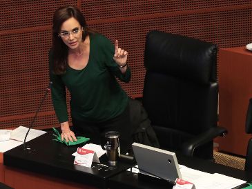 Morenistas acusaron a Lilly Téllez de utilizar la tribuna del Senado para descargar fobias, insultos, traumas y amarguras. SUN/ARCHIVO