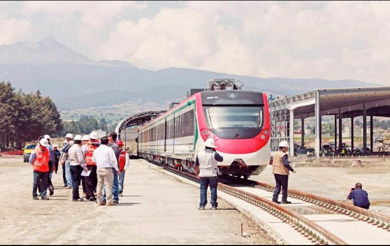 La nueva ramal del Tren Suburbano, que conectará en 39 minutos la Ciudad de México con el nuevo Aeropuerto Internacional Felipe Ángeles, lleva un avance del 36 por ciento. SUN