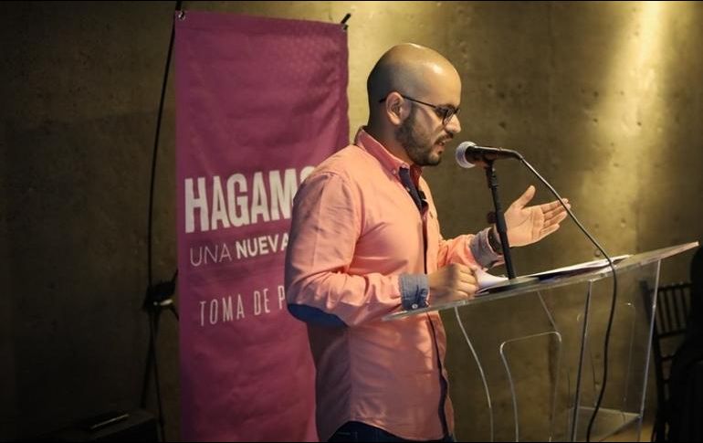 “Vemos como preocupantes diversas acciones del gobernador que dado su carácter religioso puedan incidir en decisiones de estado”, dijo el presidente de Hagamos, Ernesto Gutiérrez. ESPECIAL /