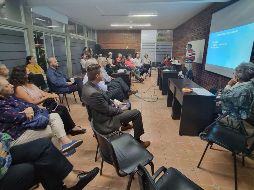 La agrupación presentó su portal siguealcongreso.org, donde publican su monitoreo al Congreso de Jalisco. EL INFORMADOR/R. Rivas