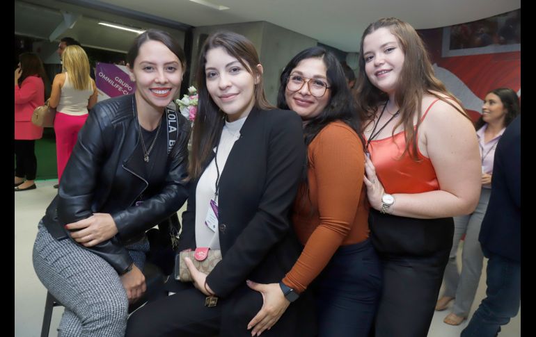 Michelle Hernández, Leticia Hermosillo, Erika González y Paola Topete. GENTE BIEN JALISCO/Claudio Jimeno